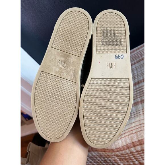 Frye Metallic Ivy Low Lace Shearling Sneaker size 7.5 - Picture 6 of 10